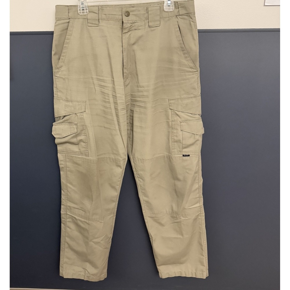 Tru-Spec Men's Tactical Cargo Pants Khaki Ripstop,‎ Size 34/34